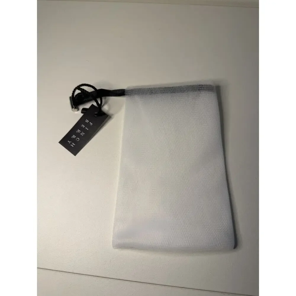NWT Lot 9 Finchberry Woven Net Soap Holders Fancy Gift Bags Drawstring 4.5” x 3”